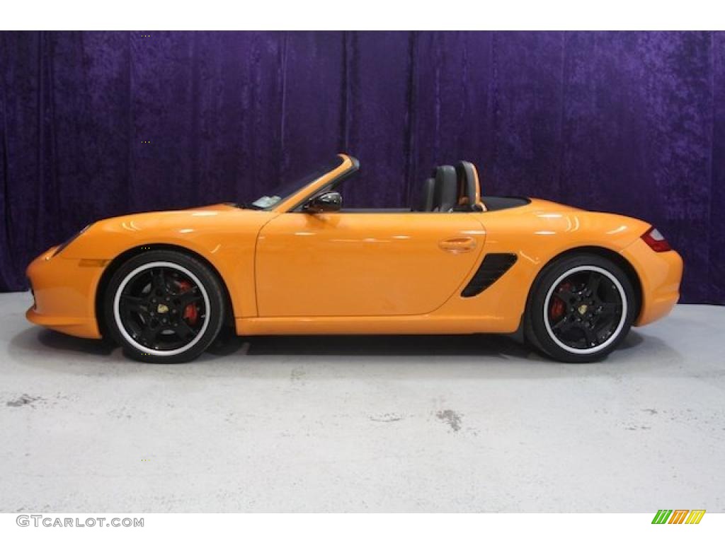 2008 Boxster S Limited Edition - Orange / Black w/ Alcantara Seat Inlay photo #4