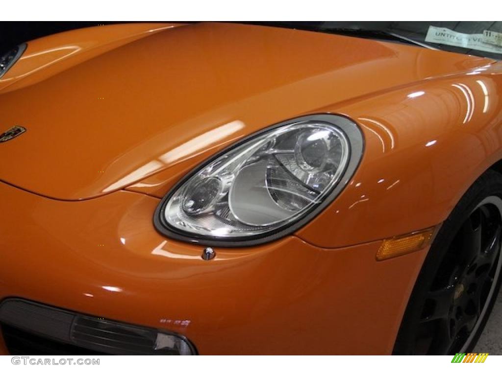 2008 Boxster S Limited Edition - Orange / Black w/ Alcantara Seat Inlay photo #12