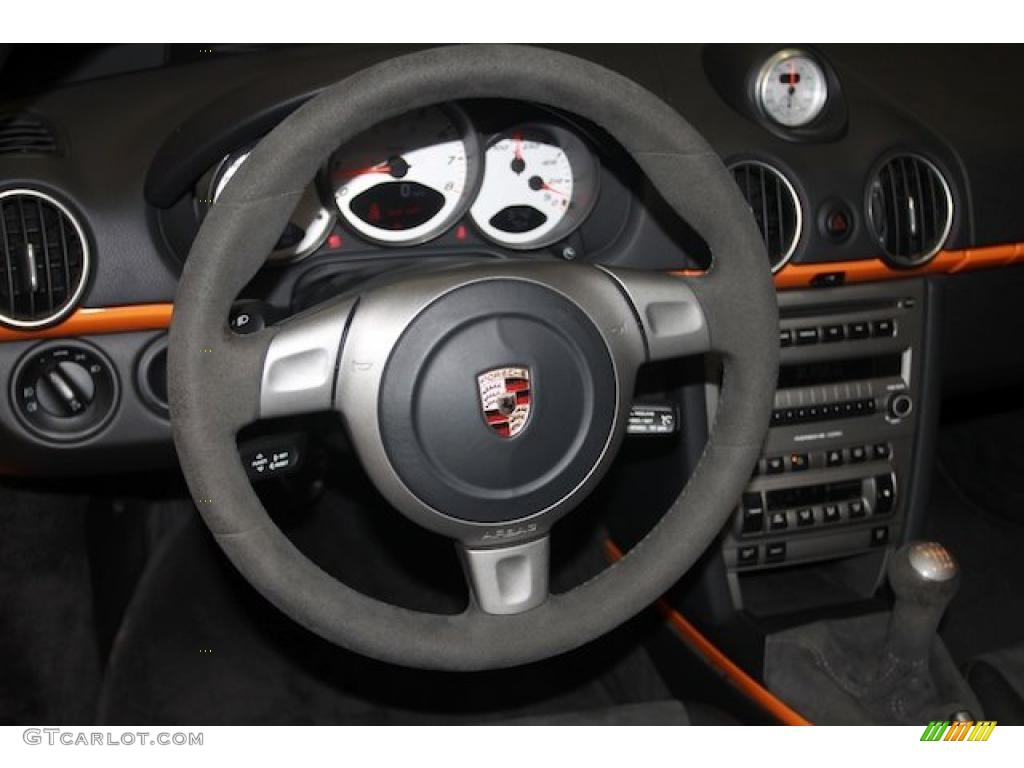 2008 Boxster S Limited Edition - Orange / Black w/ Alcantara Seat Inlay photo #20