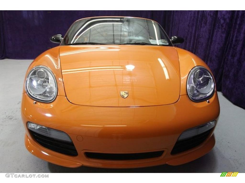 2008 Boxster S Limited Edition - Orange / Black w/ Alcantara Seat Inlay photo #38