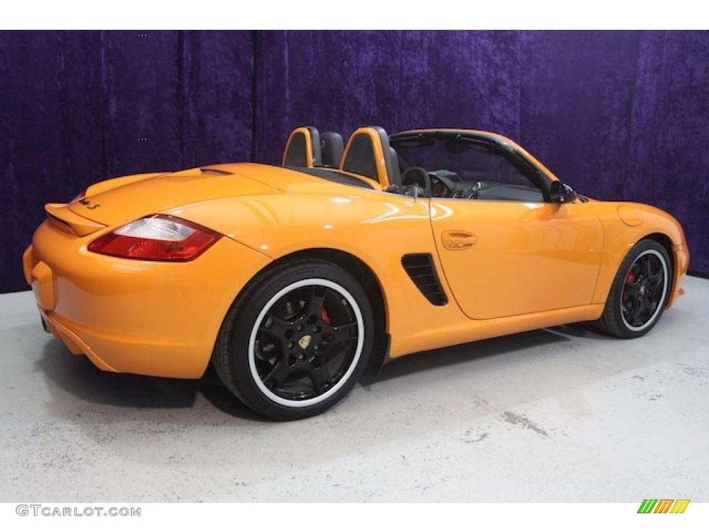 2008 Boxster S Limited Edition - Orange / Black w/ Alcantara Seat Inlay photo #43