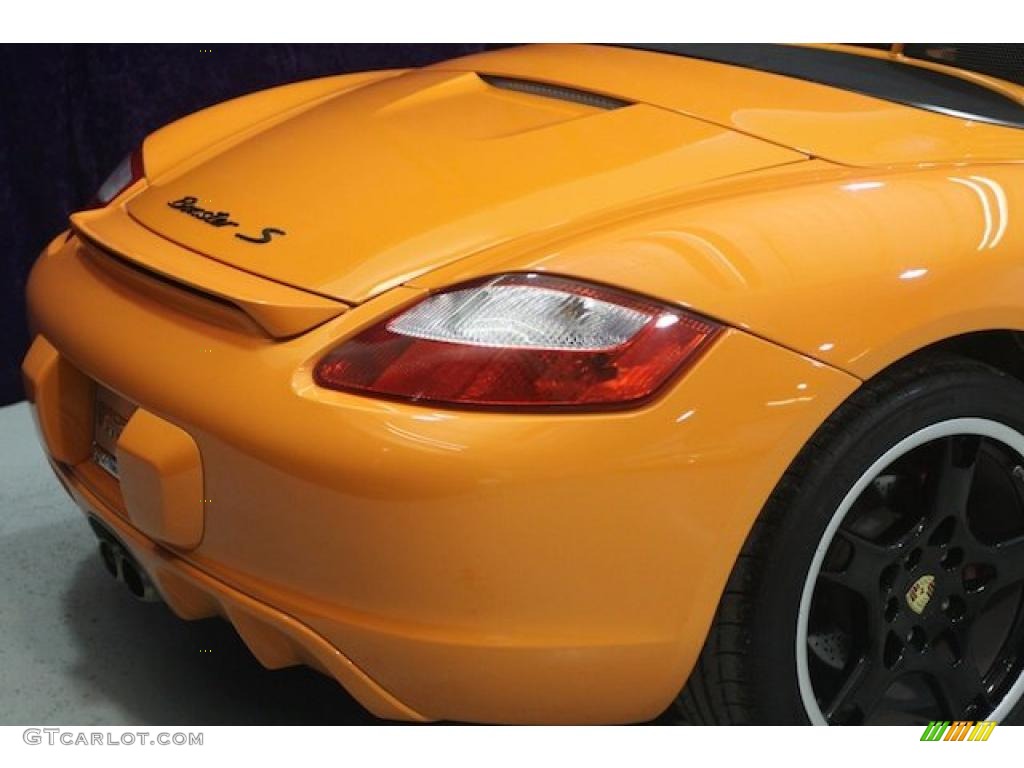 2008 Boxster S Limited Edition - Orange / Black w/ Alcantara Seat Inlay photo #44