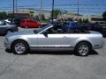 2008 Brilliant Silver Metallic Ford Mustang V6 Deluxe Convertible  photo #6