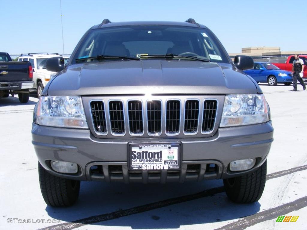 2003 Grand Cherokee Limited 4x4 - Graphite Metallic / Sandstone photo #2