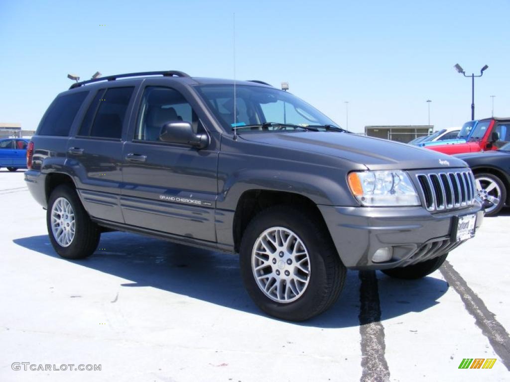 2003 Grand Cherokee Limited 4x4 - Graphite Metallic / Sandstone photo #3