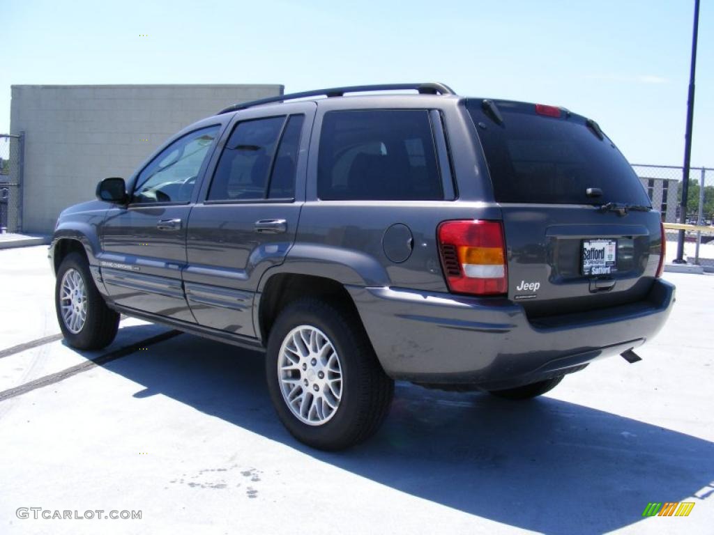 2003 Grand Cherokee Limited 4x4 - Graphite Metallic / Sandstone photo #7