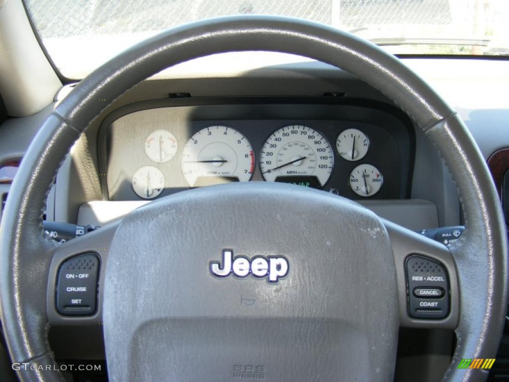 2003 Grand Cherokee Limited 4x4 - Graphite Metallic / Sandstone photo #10
