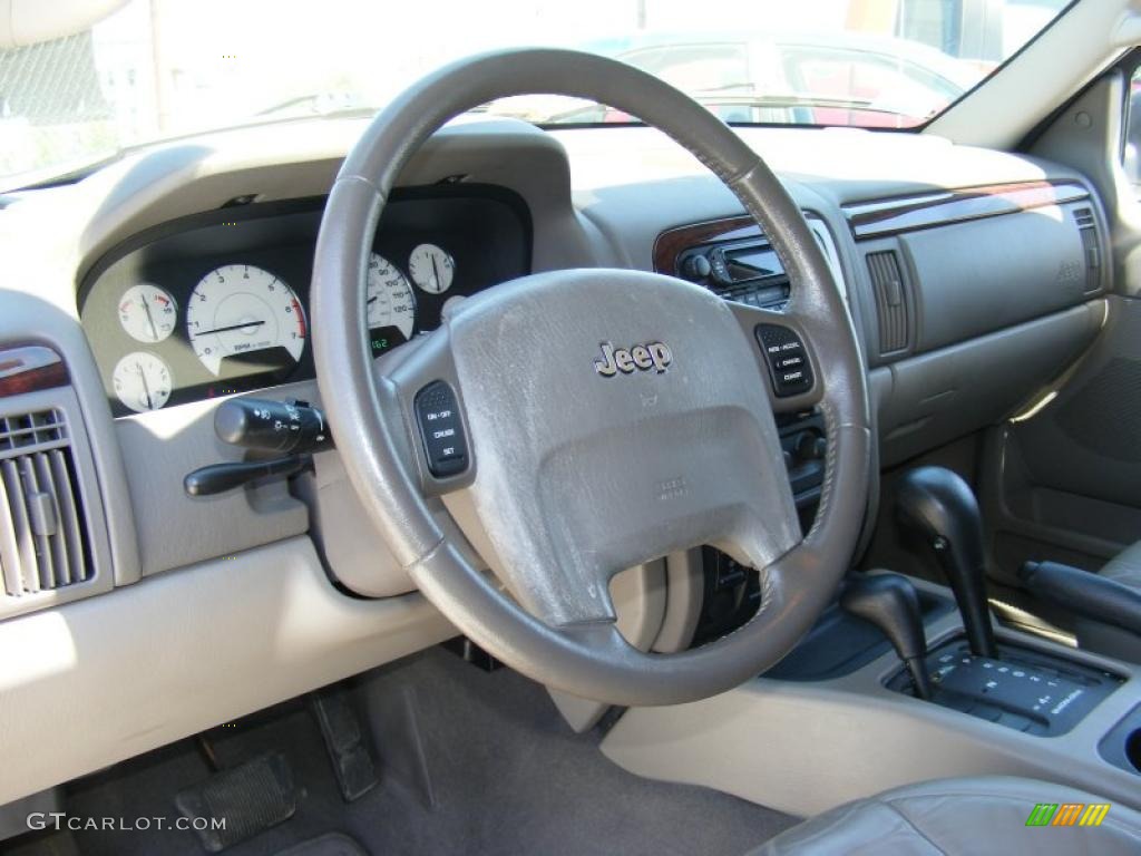 2003 Grand Cherokee Limited 4x4 - Graphite Metallic / Sandstone photo #12