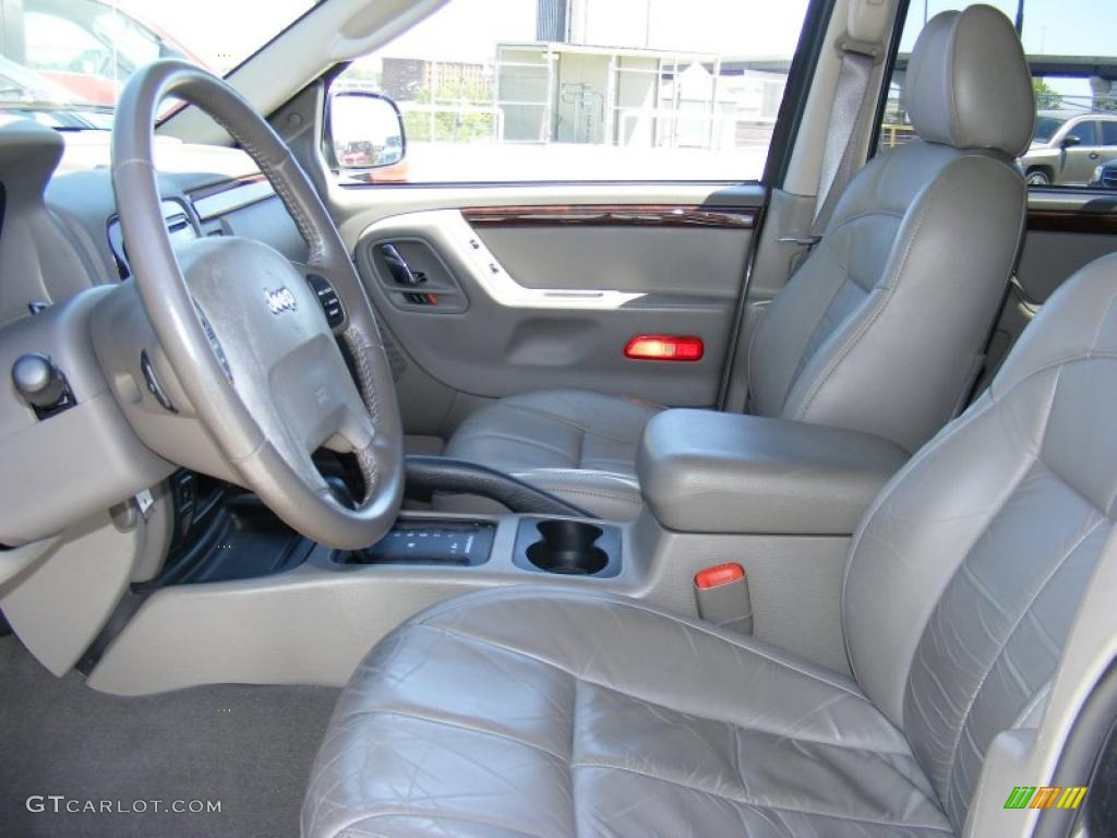 2003 Grand Cherokee Limited 4x4 - Graphite Metallic / Sandstone photo #13