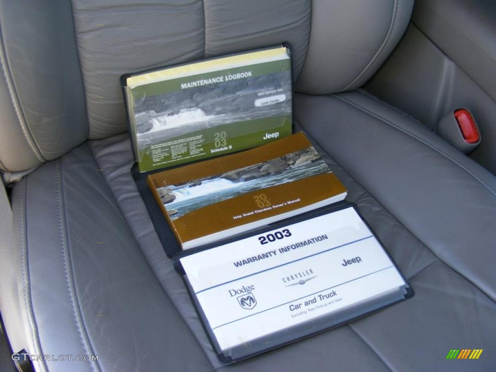 2003 Grand Cherokee Limited 4x4 - Graphite Metallic / Sandstone photo #32