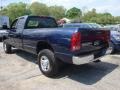 2003 Patriot Blue Pearl Dodge Ram 2500 SLT Quad Cab 4x4  photo #3