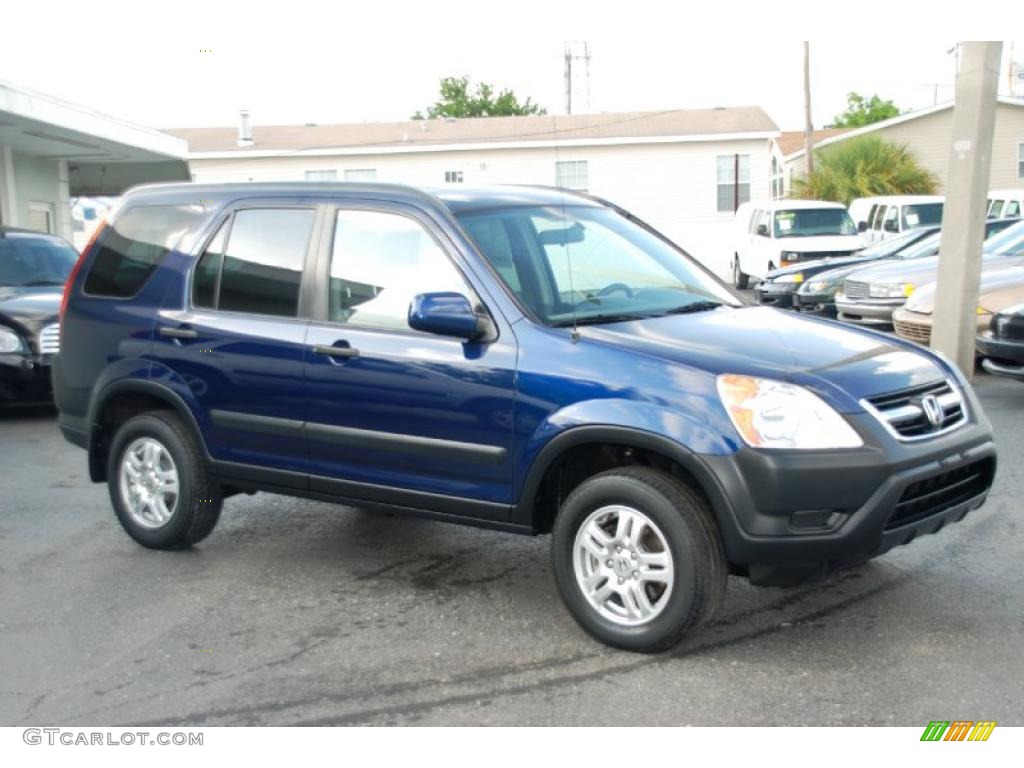 2004 CR-V EX 4WD - Eternal Blue Pearl / Black photo #1