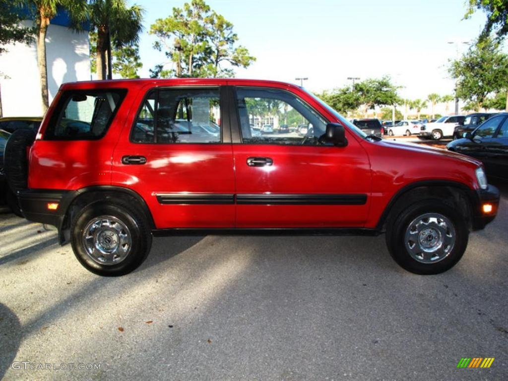 2001 CR-V LX - Milano Red / Dark Gray photo #2