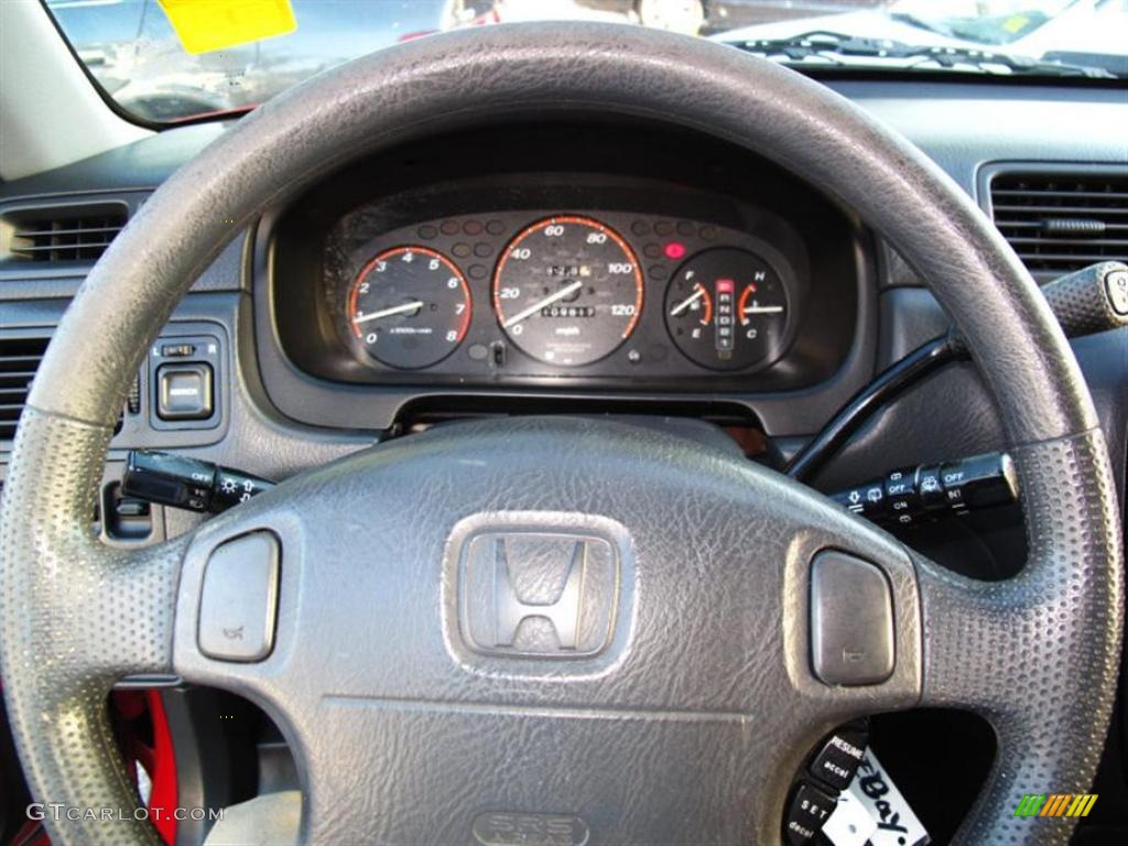 2001 CR-V LX - Milano Red / Dark Gray photo #16