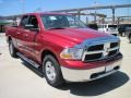 2010 Inferno Red Crystal Pearl Dodge Ram 1500 SLT Quad Cab 4x4  photo #2