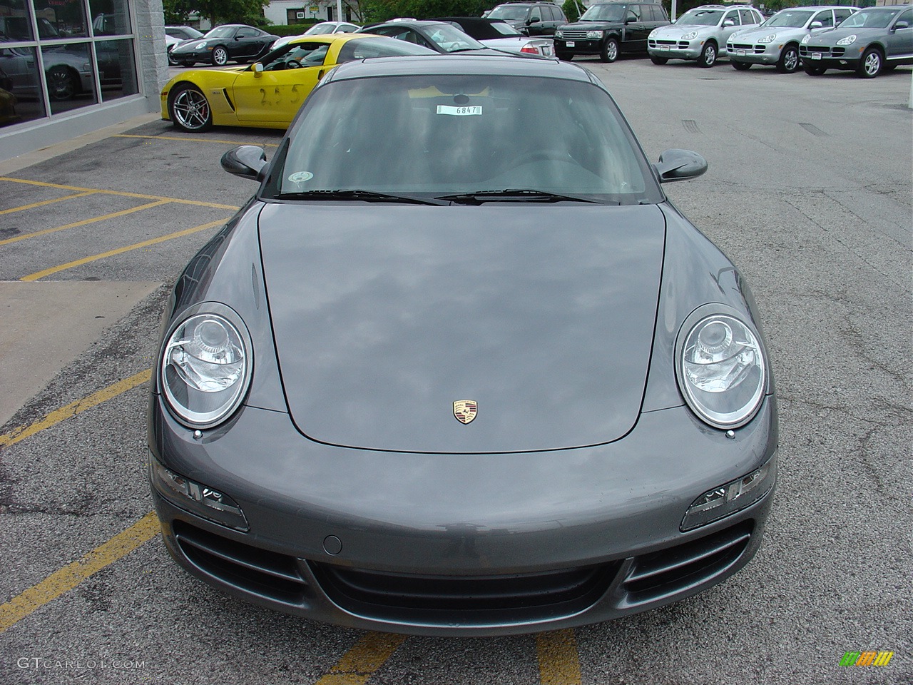 2007 911 Carrera Coupe - Meteor Grey Metallic / Black photo #3