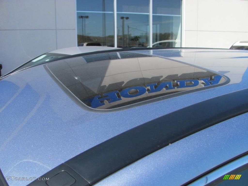 2008 CR-V EX 4WD - Glacier Blue Metallic / Gray photo #5