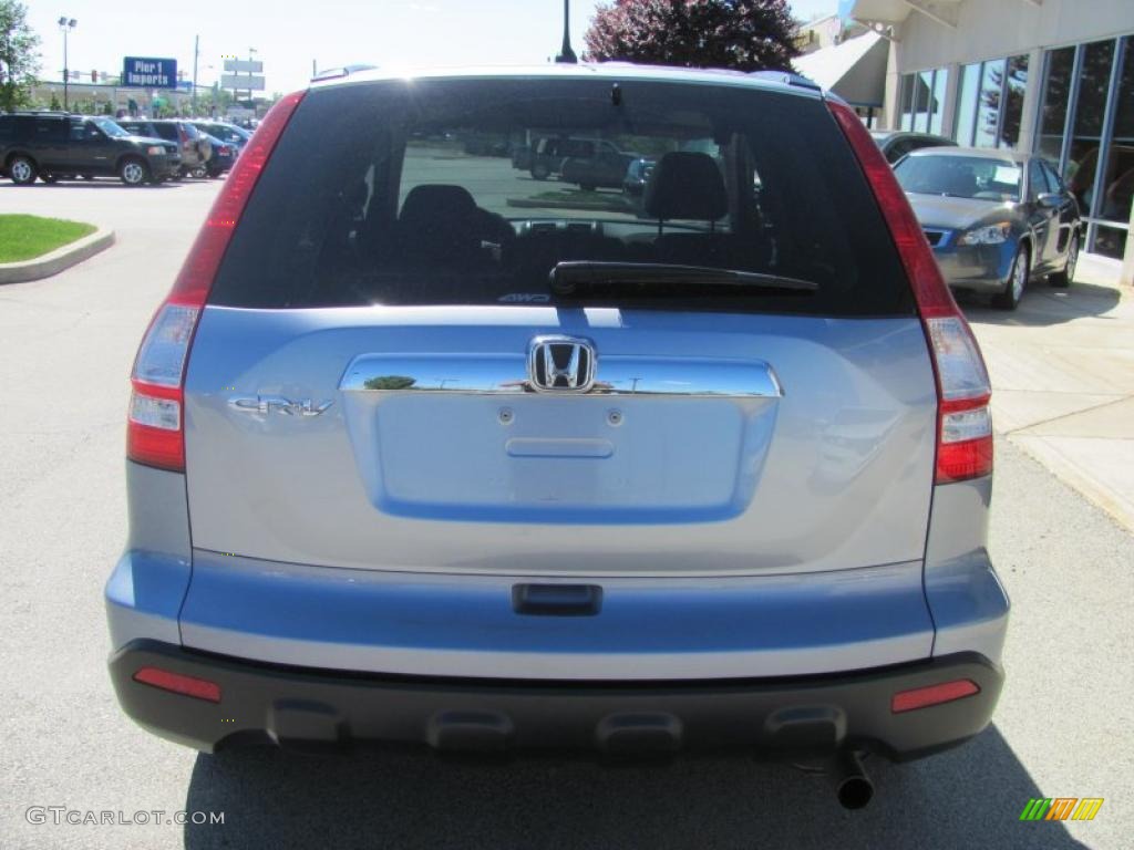 2008 CR-V EX 4WD - Glacier Blue Metallic / Gray photo #6