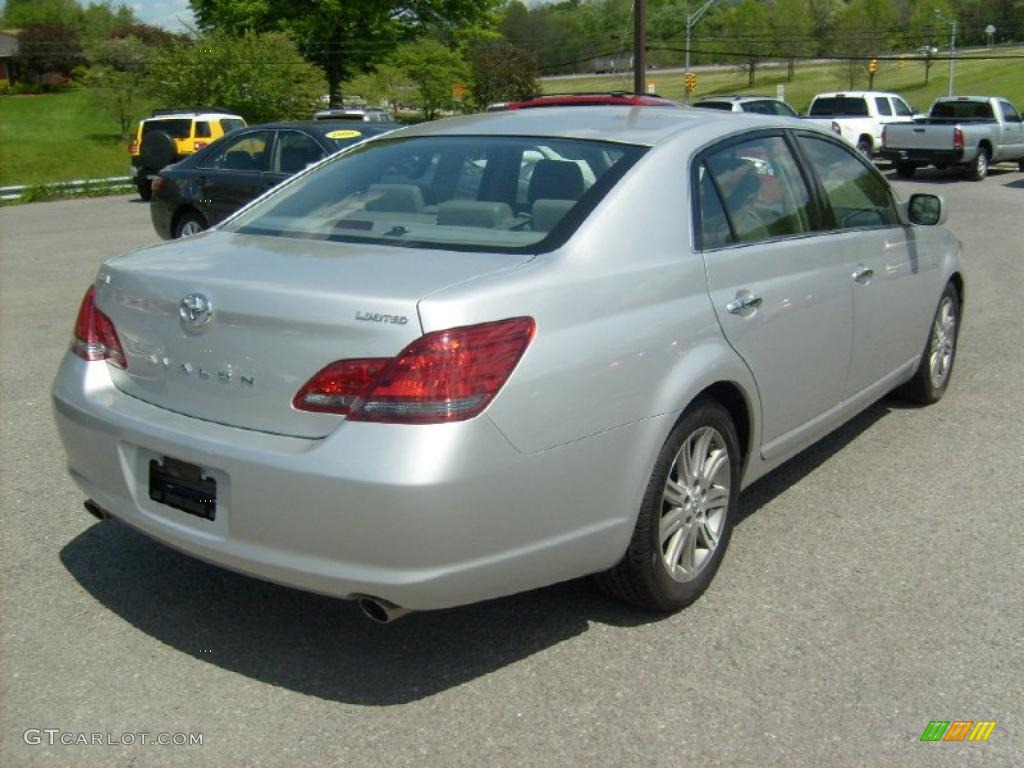 2008 Avalon Limited - Classic Silver Metallic / Ash Gray photo #7