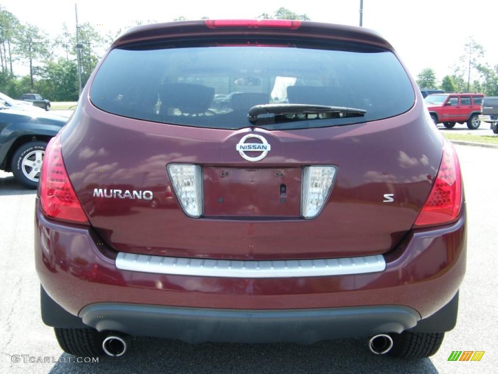 2007 Murano S - Merlot Pearl / Cafe Latte photo #4