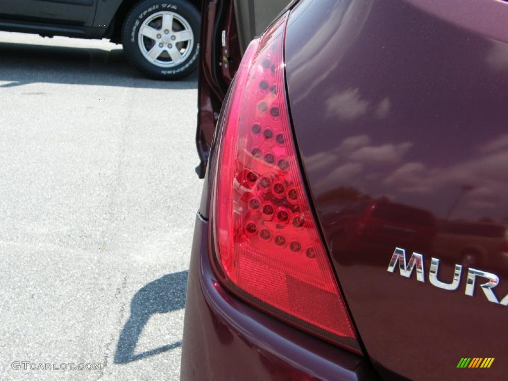 2007 Murano S - Merlot Pearl / Cafe Latte photo #10