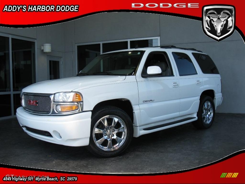 2006 Yukon Denali AWD - Summit White / Stone Gray photo #1