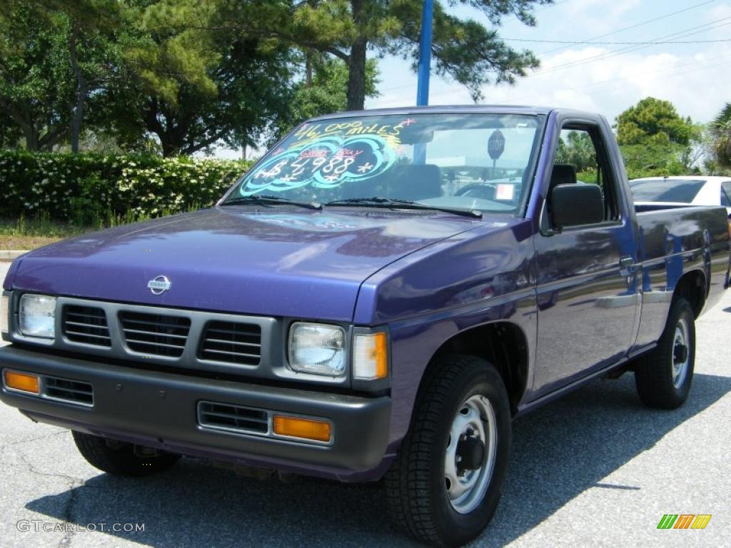 1996 Hardbody Truck Regular Cab - Royal Blue Metallic / Dark Gray photo #1