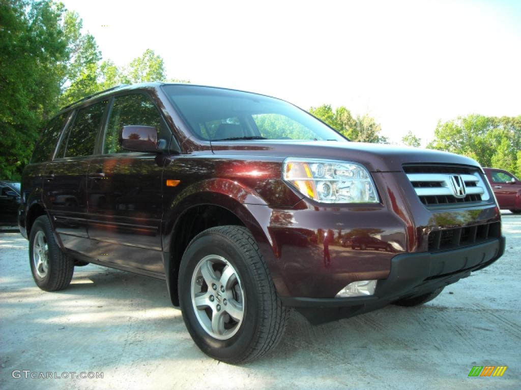 Dark Cherry Pearl Honda Pilot