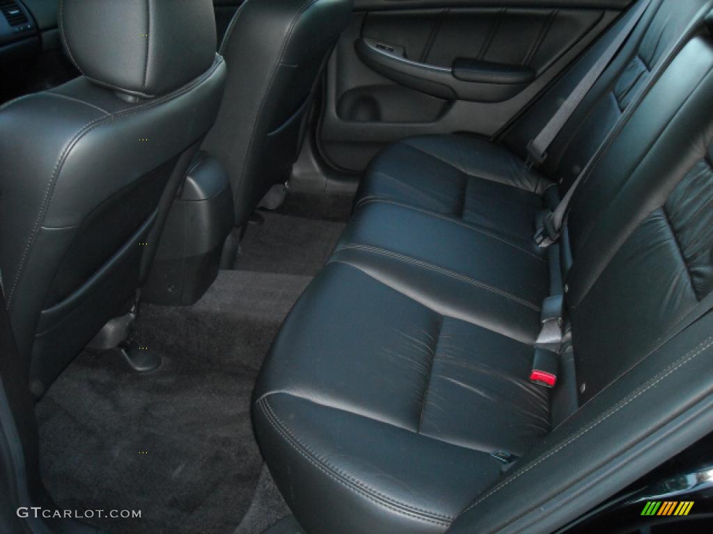 2007 Accord EX-L V6 Sedan - Nighthawk Black Pearl / Black photo #12