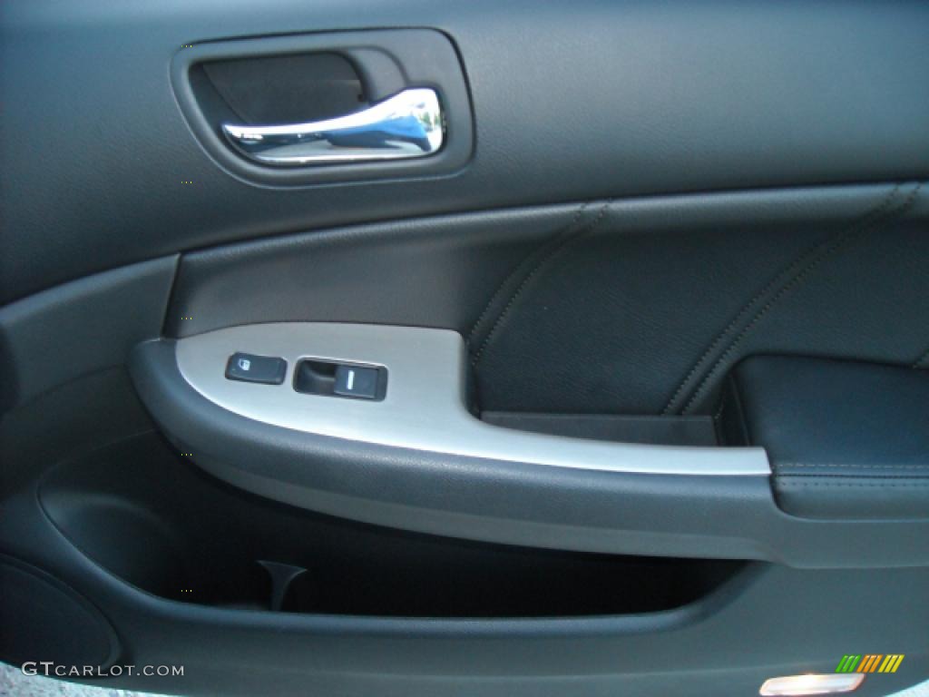 2007 Accord EX-L V6 Sedan - Nighthawk Black Pearl / Black photo #16