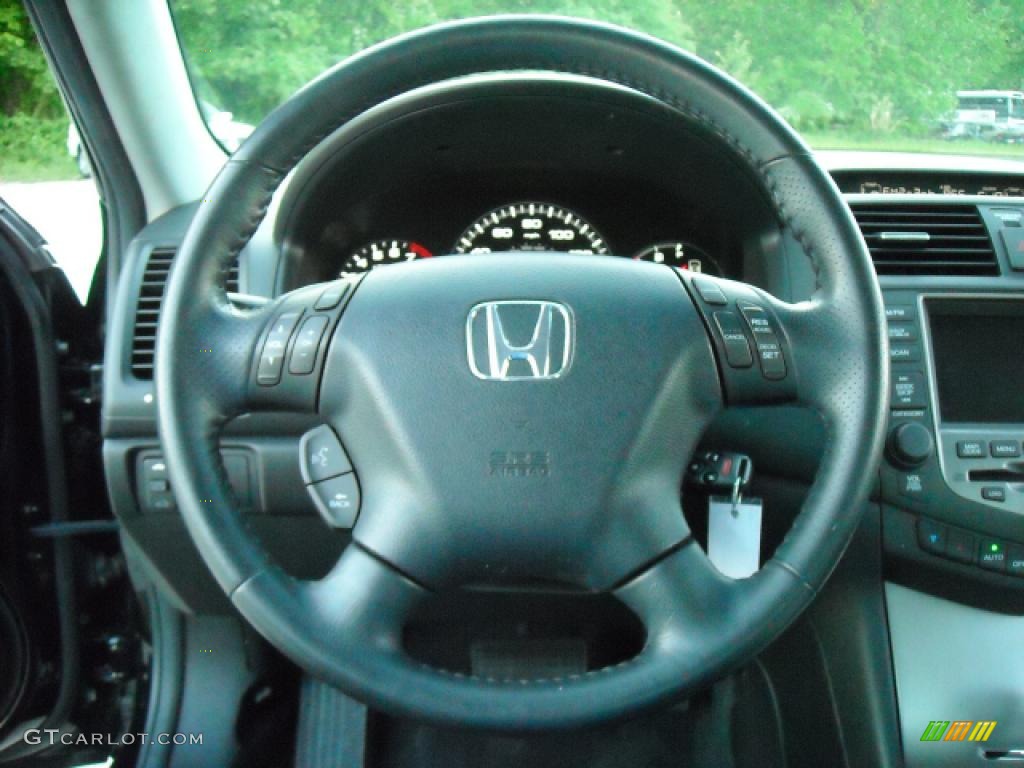 2007 Accord EX-L V6 Sedan - Nighthawk Black Pearl / Black photo #20