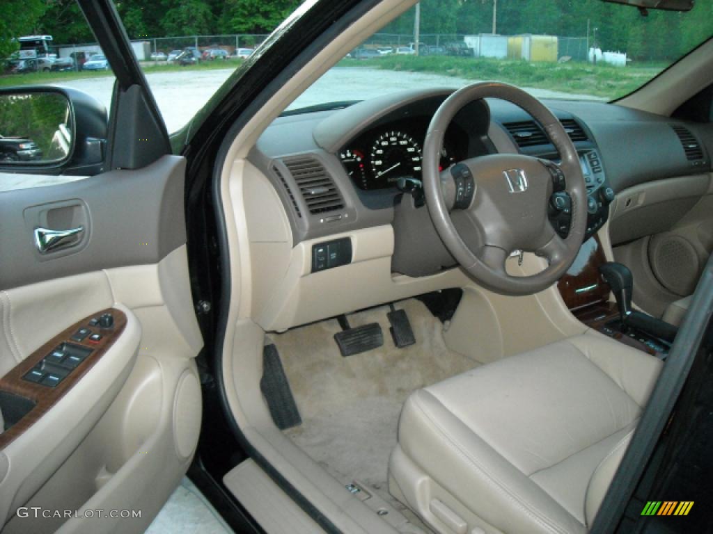 2006 Accord EX-L V6 Sedan - Nighthawk Black Pearl / Ivory photo #10