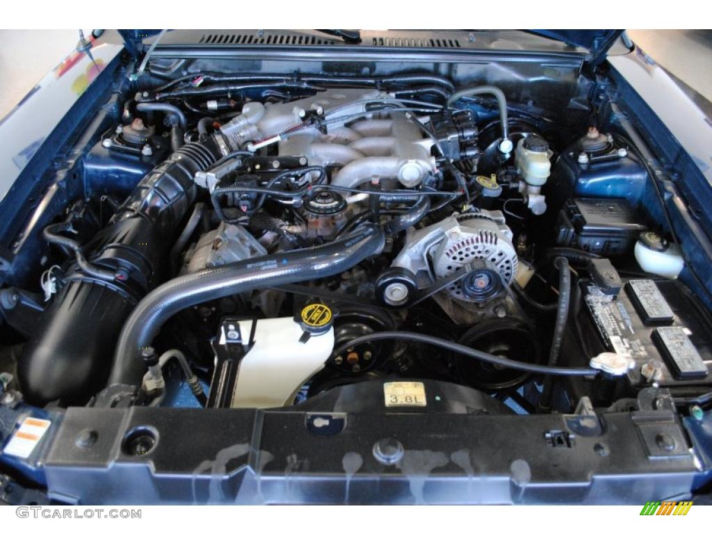 1999 Mustang V6 Convertible - Atlantic Blue Metallic / Light Graphite photo #22