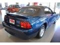 1999 Atlantic Blue Metallic Ford Mustang V6 Convertible  photo #55