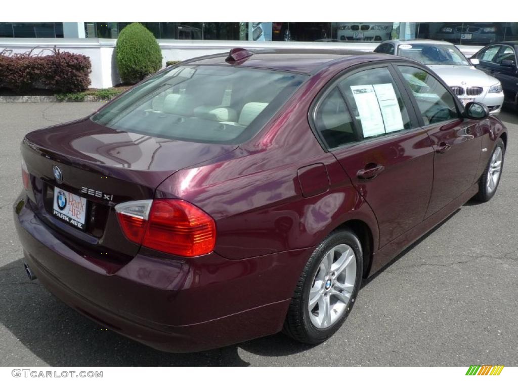 2008 3 Series 328xi Sedan - Barbera Red Metallic / Cream Beige photo #14