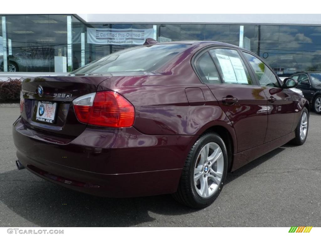 2008 3 Series 328xi Sedan - Barbera Red Metallic / Cream Beige photo #15