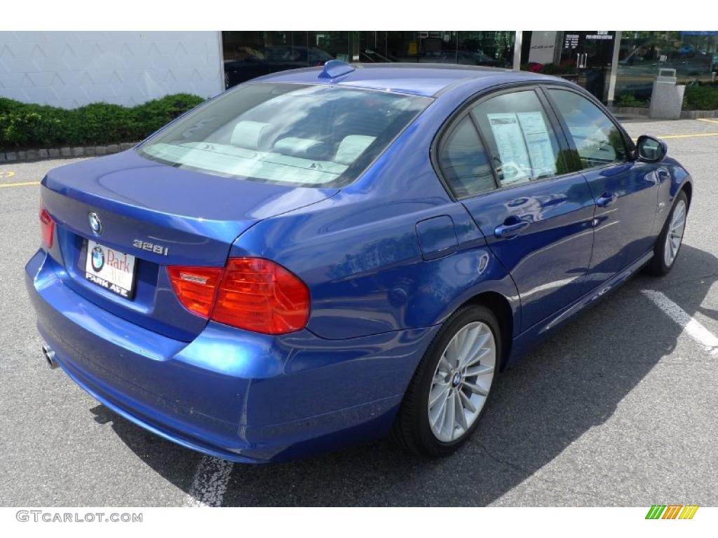 2010 3 Series 328i xDrive Sedan - Montego Blue Metallic / Cream Beige photo #15