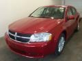 2010 Inferno Red Crystal Pearl Dodge Avenger Express  photo #1