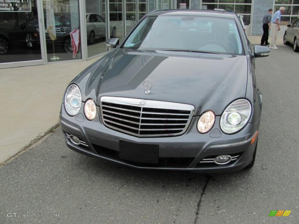 2008 E 350 4Matic Sedan - Flint Grey Metallic / Ash photo #1