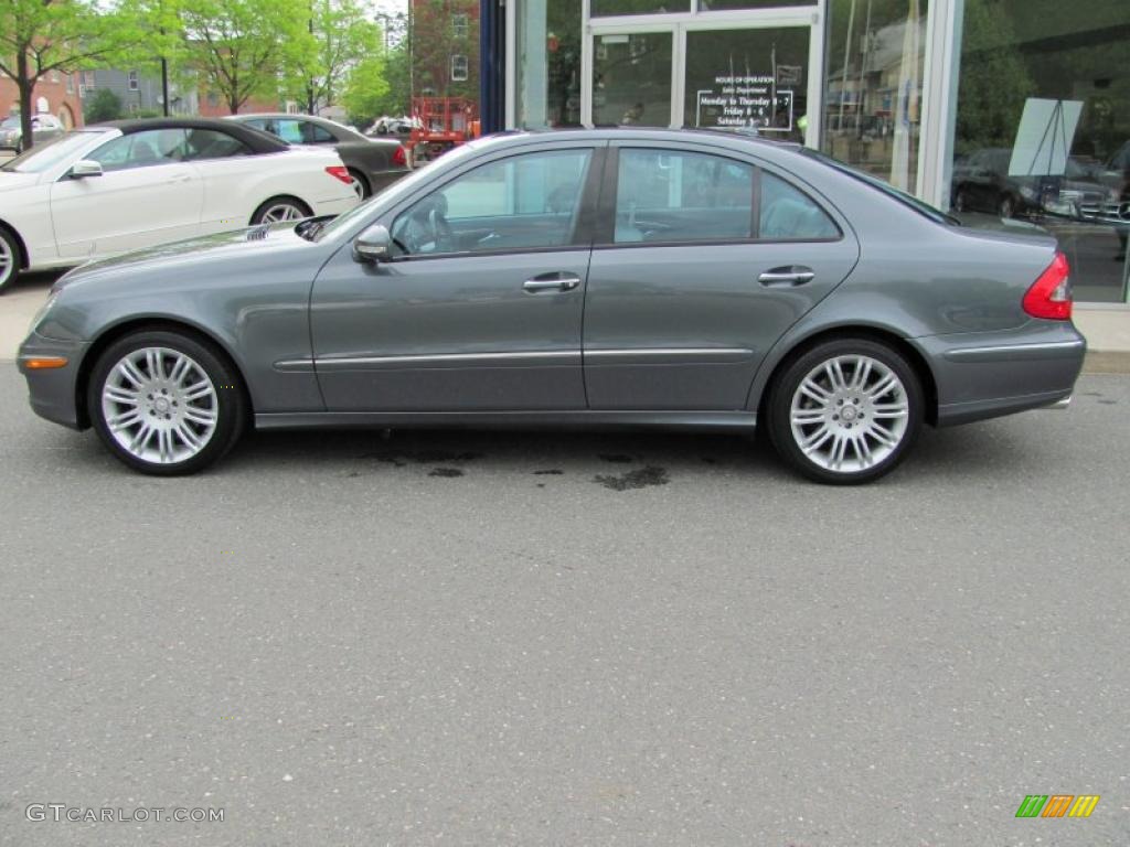 2008 E 350 4Matic Sedan - Flint Grey Metallic / Ash photo #2