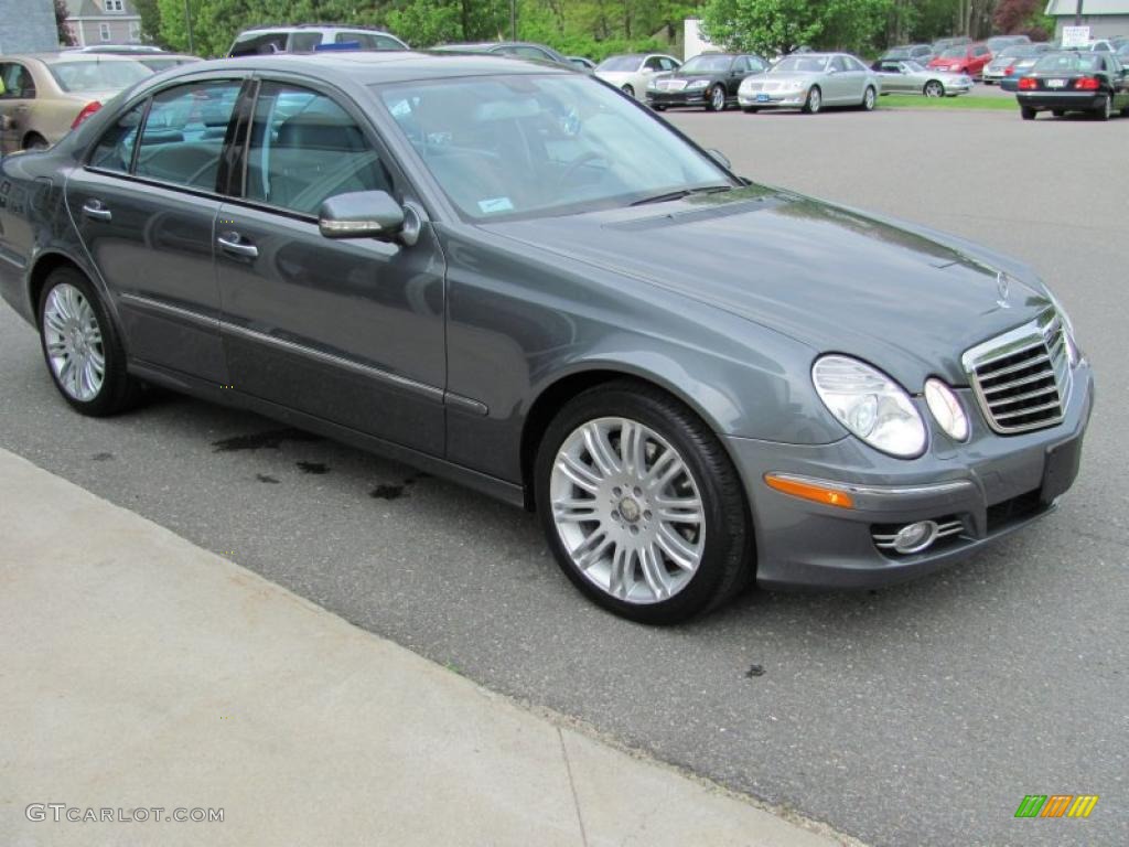 2008 E 350 4Matic Sedan - Flint Grey Metallic / Ash photo #6
