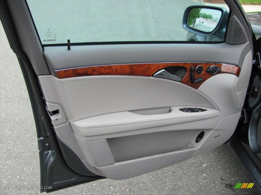 2008 E 350 4Matic Sedan - Flint Grey Metallic / Ash photo #12
