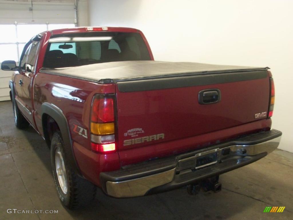 2006 Sierra 1500 SLE Crew Cab 4x4 - Sport Red Metallic / Dark Pewter photo #11