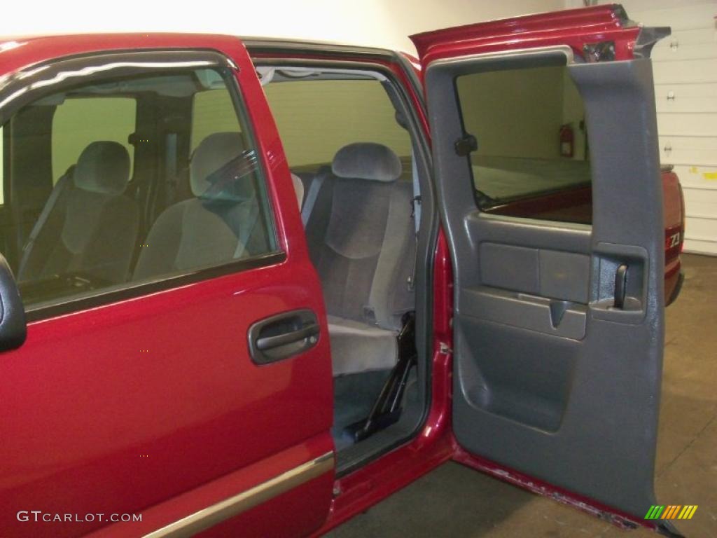 2006 Sierra 1500 SLE Crew Cab 4x4 - Sport Red Metallic / Dark Pewter photo #20