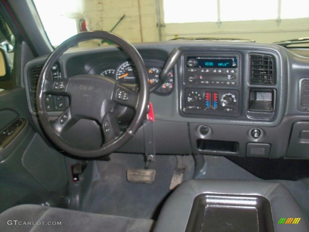 2006 Sierra 1500 SLE Crew Cab 4x4 - Sport Red Metallic / Dark Pewter photo #25