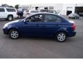 2009 Dark Sapphire Blue Hyundai Accent GLS 4 Door  photo #8