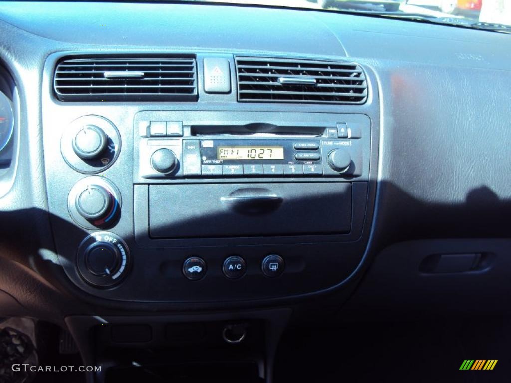 2003 Civic EX Sedan - Eternal Blue Pearl / Gray photo #13
