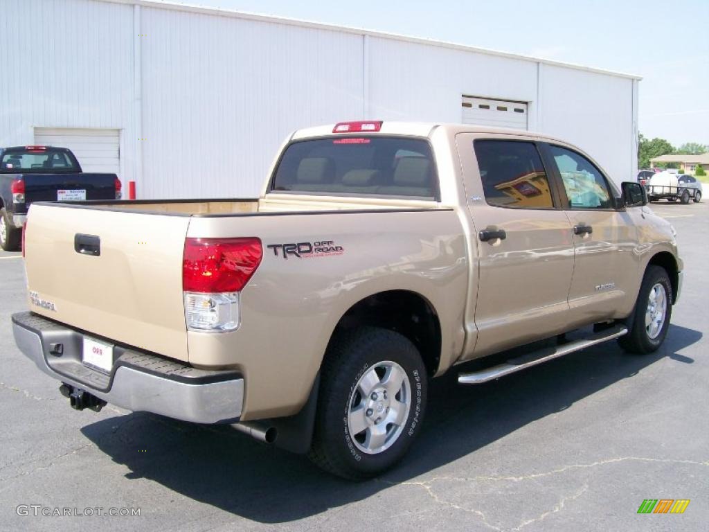 2010 Tundra TRD CrewMax - Sandy Beach Metallic / Sand Beige photo #4