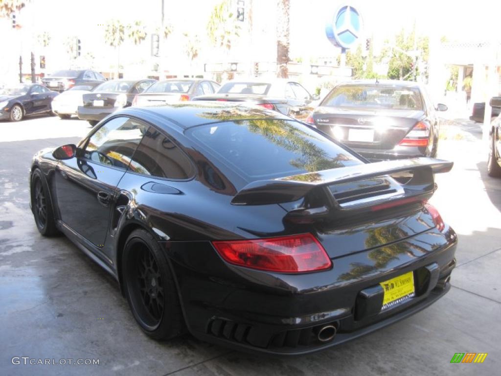 2008 911 GT2 - Basalt Black Metallic / Black photo #5