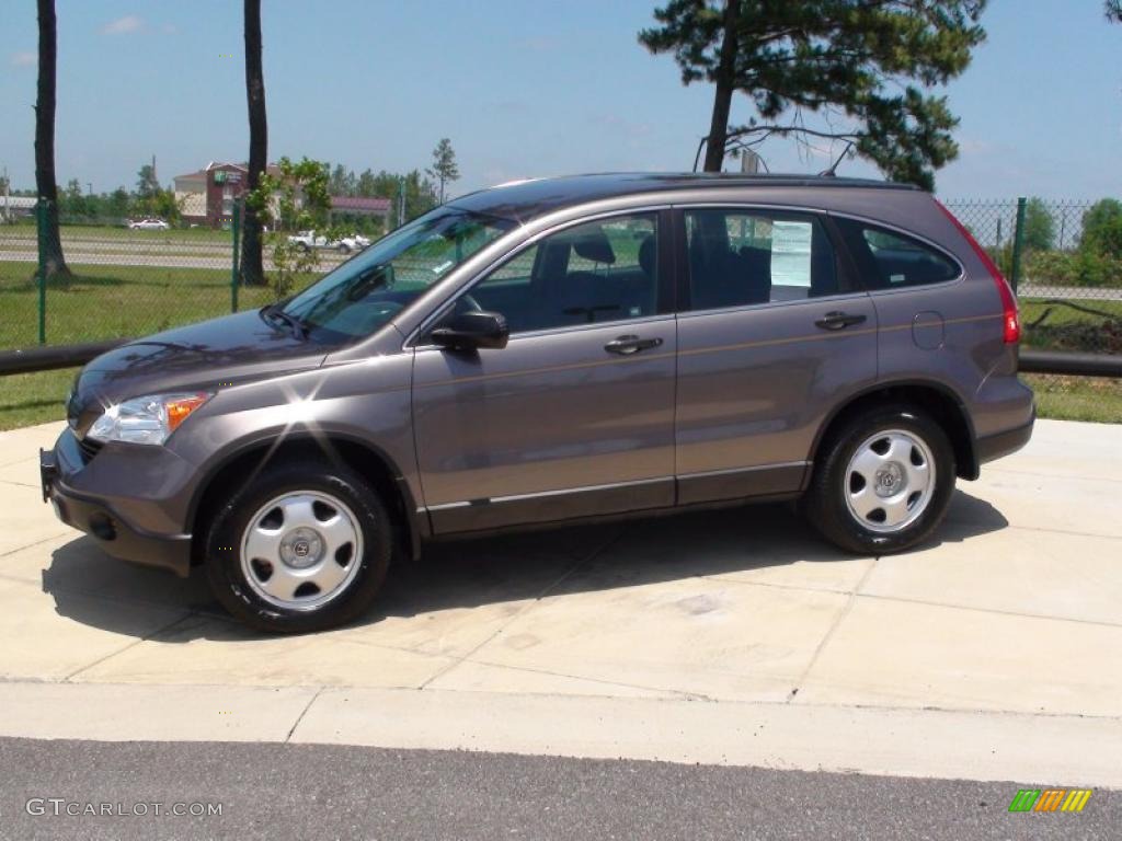 2009 CR-V LX - Urban Titanium Metallic / Gray photo #12